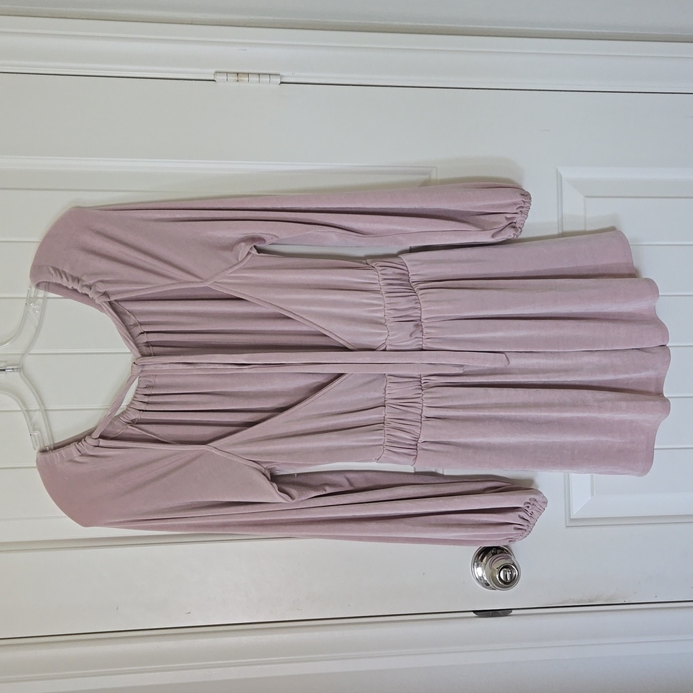 Free People Beach Revolve Long Sleeve Romper Relaxed Fit Size XS NEW - Picture 6 of 9